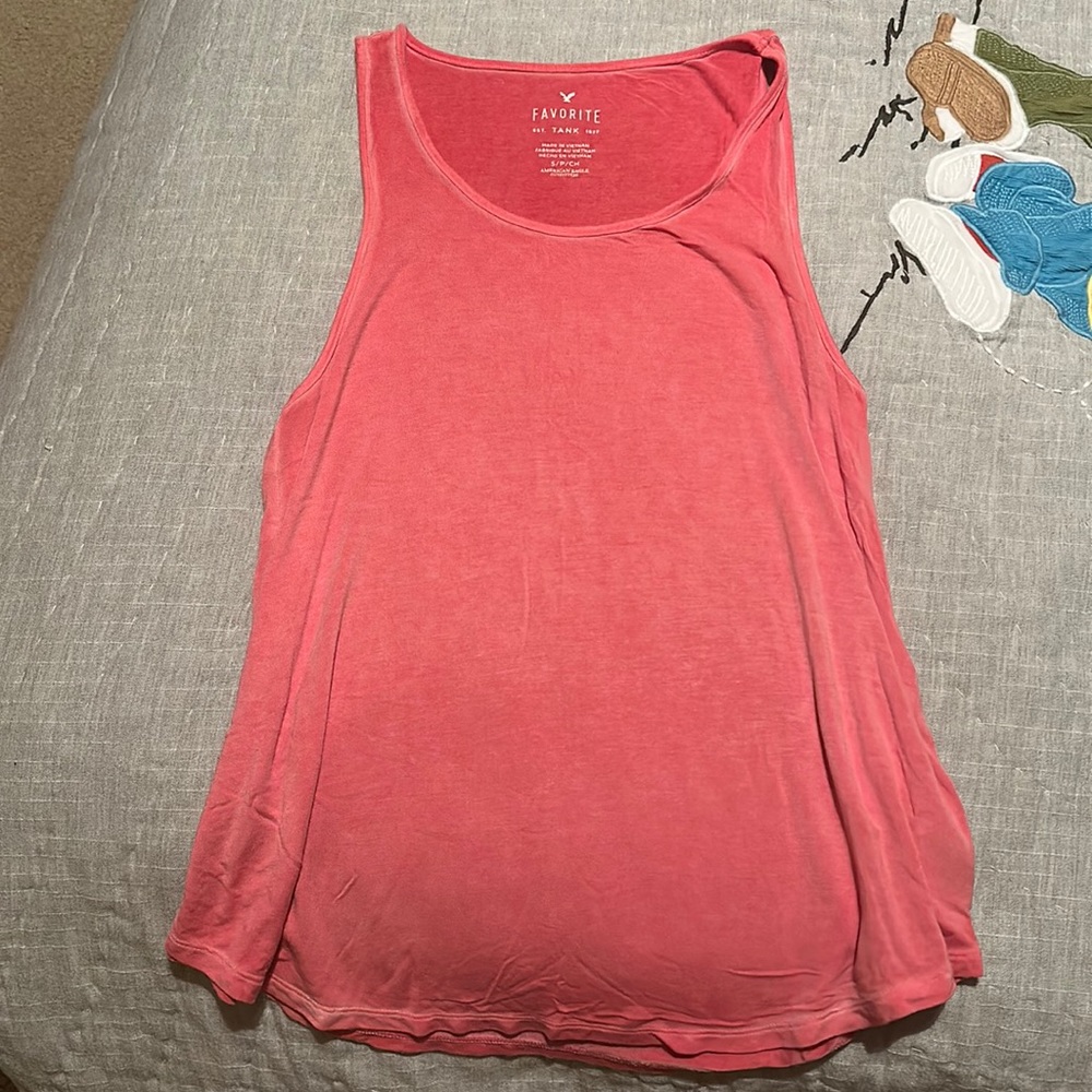 American Eagle Pink Tank- Size Small